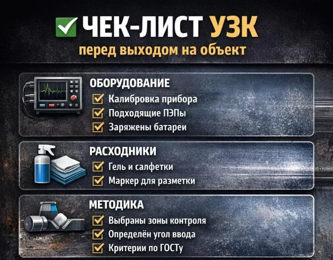 Ультразвуковой контроль (УЗК)